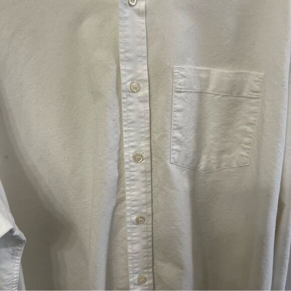 Old Navy White Casual Button Down Shirt - Picture 3 of 4
